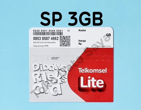Perdana Kuota Data Telkomsel Lite 3GB