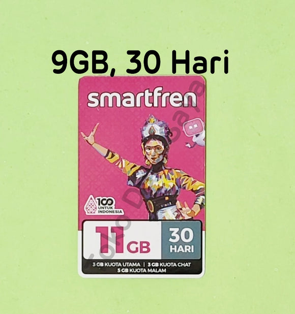 Voucher Kuota Data Smartfren 11GB, 30 Hari