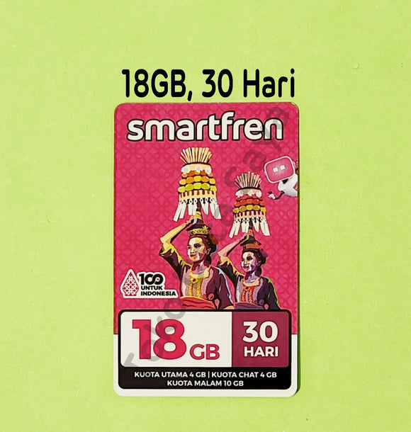 Voucher Kuota Data Smartfren 22GB, 30 Hari